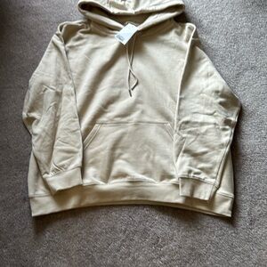 H&M Cream Woman’s Hoodie Sweatshirt